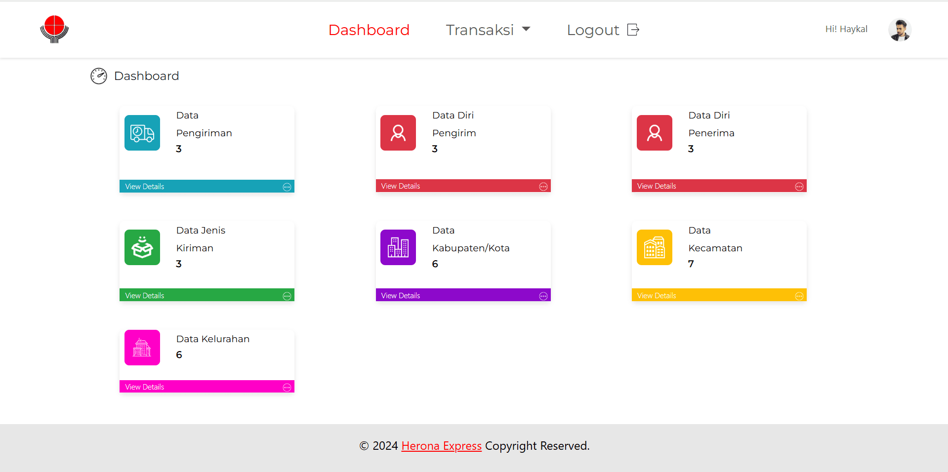 Cargo Invoice System