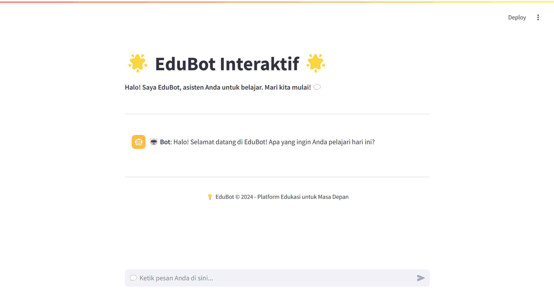 Education Chat Bot